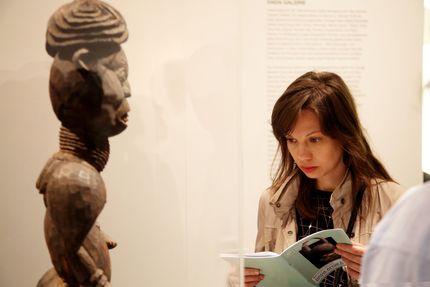 Eröffnung der Ausstellung "Dada Afrika. Dialog mit dem Fremden" in der Berlinischen Galerie, 4.8.2016, Foto: Amin Akhtar Eröffnung der Ausstellung "Dada Afrika. Dialog mit dem Fremden" in der Berlinischen Galerie, 4.8.2016, Foto: Amin Akhtar