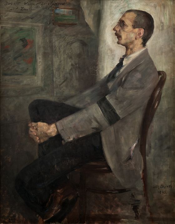 Lovis Corinth, Porträt Walter Leistikow, 1893, © Stiftung Stadtmuseum, Foto: Oliver Ziebe
