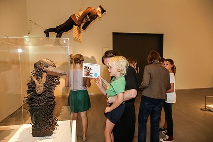 Eröffnung des Projektraums "Dada ist hier!" in der Berlinischen Galerie, 9.9.2016, Foto: Amin Akhtar Eröffnung des Projektraums "Dada ist hier!" in der Berlinischen Galerie, 9.9.2016, Foto: Amin Akhtar