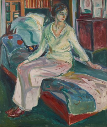 Edvard Munch, Sitzendes Modell auf dem Diwan, 1924-1926, Foto: © MUNCH, Oslo / Ove Kvavik Edvard Munch, Sitzendes Modell auf dem Diwan, 1924-1926, Foto: © MUNCH, Oslo / Ove Kvavik