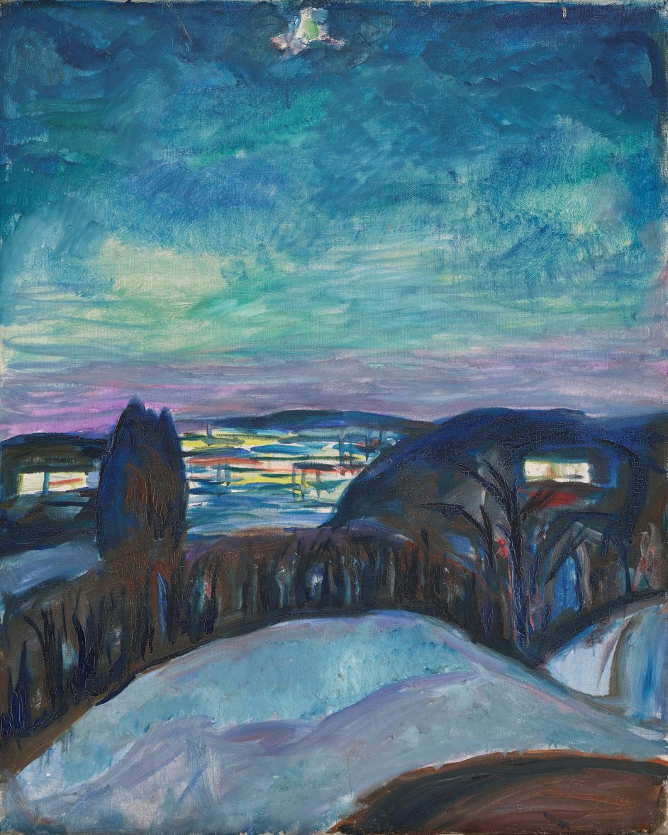 Edvard Munch, Sternennacht, 1922–1924