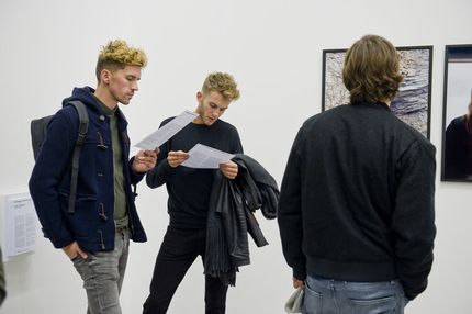Eröffnung der Ausstellung "Cyrill Lachauer. What do you want here" in der Berlinischen Galerie, 2.11.2017, Foto: Benjamin Pritzkuleit Eröffnung der Ausstellung "Cyrill Lachauer. What do you want here" in der Berlinischen Galerie, 2.11.2017, Foto: Benjamin Pritzkuleit