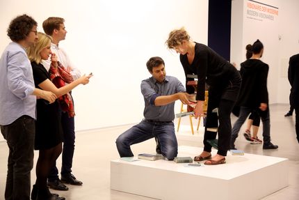 Eröffnung der Ausstellung "Dada Afrika. Dialog mit dem Fremden" in der Berlinischen Galerie, 4.8.2016, Foto: Amin Akhtar Eröffnung der Ausstellung "Dada Afrika. Dialog mit dem Fremden" in der Berlinischen Galerie, 4.8.2016, Foto: Amin Akhtar