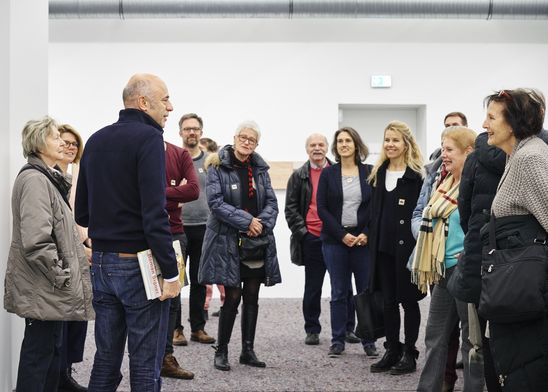 Rundgang für Freunde der Berlinischen Galerie im KINDL - Zentrum für zeitgenössische Kunst, 28.11.2018, Foto: Hannes Wiedemann