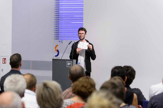 Verleihung des GASAG-Kunstpreises 2016 am 13. September an Andreas Greiner, Foto: Harry Schnitger