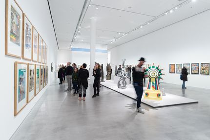 Eröffnung der Ausstellung "Eduardo Paolozzi. Lots of Pictures, Lots of Fun" in der Berlinischen Galerie, 8.2.2018, Foto: Harry Schnitger Eröffnung der Ausstellung "Eduardo Paolozzi. Lots of Pictures, Lots of Fun" in der Berlinischen Galerie, 8.2.2018, Foto: Harry Schnitger