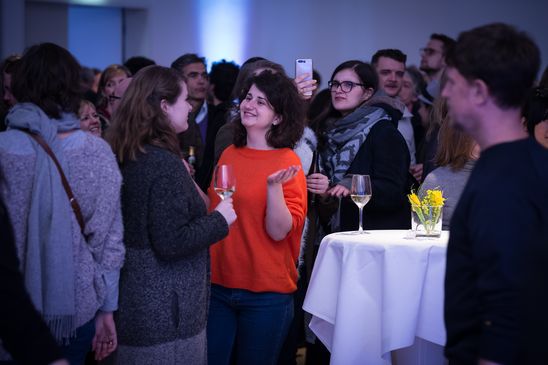 Eröffnung der Ausstellung "Eduardo Paolozzi. Lots of Pictures, Lots of Fun" in der Berlinischen Galerie, 8.2.2018, Foto: Harry Schnitger