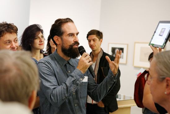 Fest anlässlich des 40-jährigen Jubiläums der Berlinischen Galerie, 27.9.2015, Foto: Nina Straßgütl