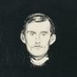 Edvard Munch, Selbstbildnis (mit skelettiertem Arm), 1895
