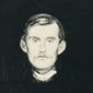 Edvard Munch, Selbstbildnis (mit skelettiertem Arm), 1895