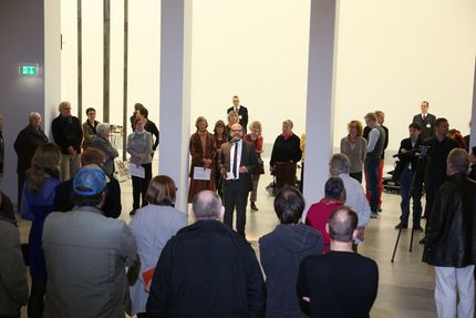 Eröffnung der Ausstellung "Nik Nowak. Echo", GASAG-Kunstpreis 2014, 10.4.2014, Foto: Amin Akhtar Eröffnung der Ausstellung "Nik Nowak. Echo", GASAG-Kunstpreis 2014, 10.4.2014, Foto: Amin Akhtar