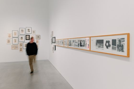 Installation view “Marc Brandenburg. 20th Century Debris”, Berlinische Galerie, Photo: Justus Lemm