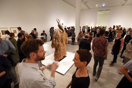 Eröffnung der Ausstellung "Dada Afrika. Dialog mit dem Fremden" in der Berlinischen Galerie, 4.8.2016, Foto: Amin Akhtar Eröffnung der Ausstellung "Dada Afrika. Dialog mit dem Fremden" in der Berlinischen Galerie, 4.8.2016, Foto: Amin Akhtar