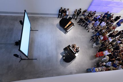 Eröffnung der Ausstellung "Andreas Greiner. Agentur des Exponenten", GASAG Kunstpreis 2016 in der Berlinischen Galerie, 14.9.2016, Foto: Harry Schnitger Eröffnung der Ausstellung "Andreas Greiner. Agentur des Exponenten", GASAG Kunstpreis 2016 in der Berlinischen Galerie, 14.9.2016, Foto: Harry Schnitger