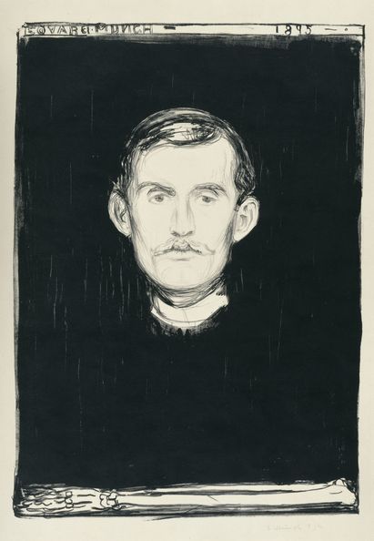 Edvard Munch, Selbstbildnis (mit skelettiertem Arm), 1895, Foto: © Staatliche Museen zu Berlin, Kupferstichkabinett / Jörg P. Anders Edvard Munch, Selbstbildnis (mit skelettiertem Arm), 1895, Foto: © Staatliche Museen zu Berlin, Kupferstichkabinett / Jörg P. Anders