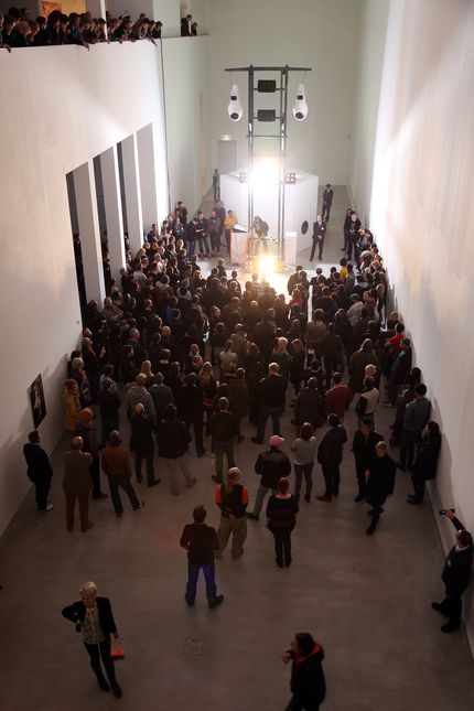 Eröffnung der Ausstellung "Nik Nowak. Echo", GASAG-Kunstpreis 2014, 10.4.2014, Foto: Amin Akhtar Eröffnung der Ausstellung "Nik Nowak. Echo", GASAG-Kunstpreis 2014, 10.4.2014, Foto: Amin Akhtar