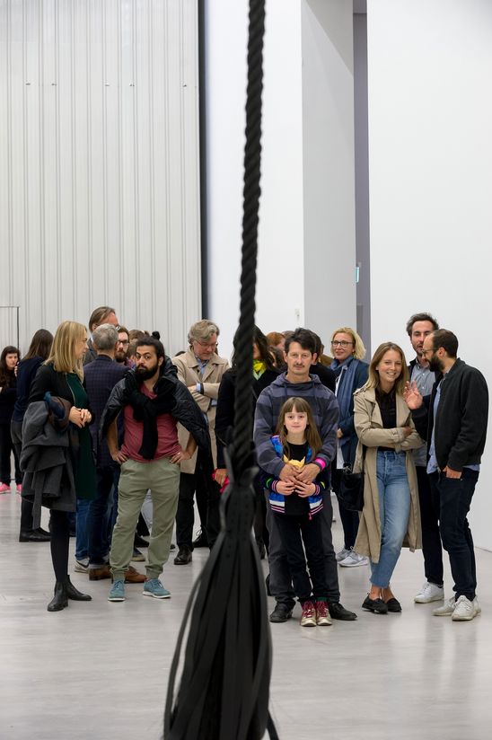 Eröffnung der Ausstellung "Monica Bonvicini. 3612,54 m³ vs 0,05 m³" in der Berlinischen Galerie, 15.9.2017, Foto: Harry Schnitger