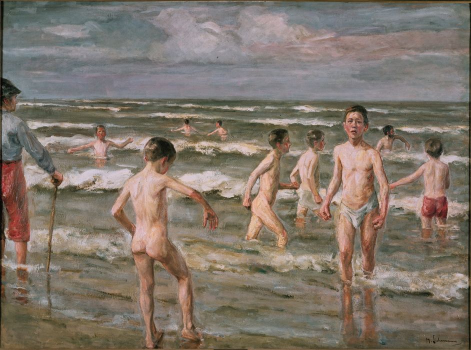 Gemälde von Max Liebermann, Öl auf Leinwand, 113 x 152 cm