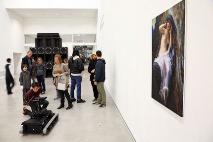 Eröffnung der Ausstellung "Nik Nowak. Echo", GASAG-Kunstpreis 2014, 10.4.2014, Foto: Amin Akhtar Eröffnung der Ausstellung "Nik Nowak. Echo", GASAG-Kunstpreis 2014, 10.4.2014, Foto: Amin Akhtar