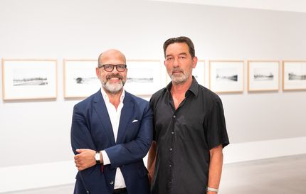 Künstlergespräch mit André Kirchner in der Ausstellung "Stadtrand Berlin" in der Berlinischen Galerie, 5.6.2019, Foto: Harry Schnitger Künstlergespräch mit André Kirchner in der Ausstellung "Stadtrand Berlin" in der Berlinischen Galerie, 5.6.2019, Foto: Harry Schnitger