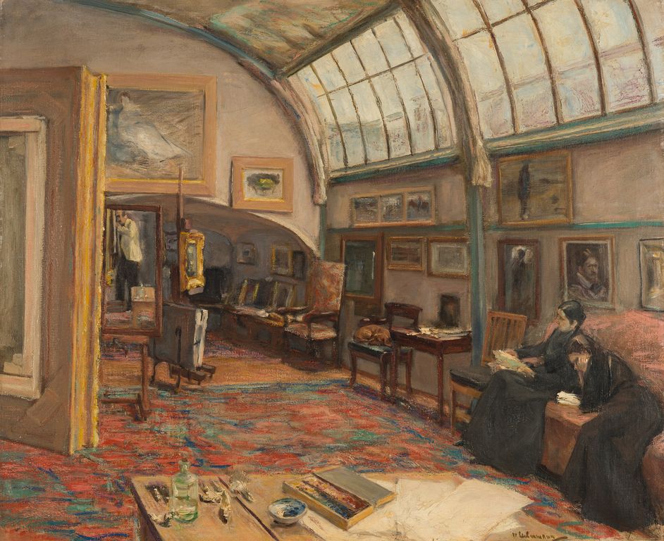 Max Liebermann, Atelier des Künstlers, 1902