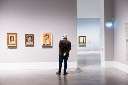 Ausstellungsansicht "Ferdinand Hodler und die Berliner Moderne", Foto: © Harry Schnitger Ausstellungsansicht "Ferdinand Hodler und die Berliner Moderne", Foto: © Harry Schnitger