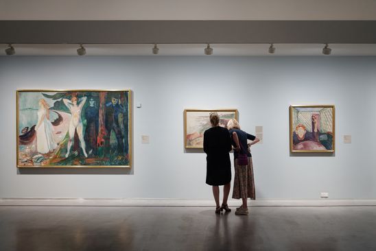 Impressionen Preview „Edvard Munch. Zauber des Nordens“, Berlinische Galerie