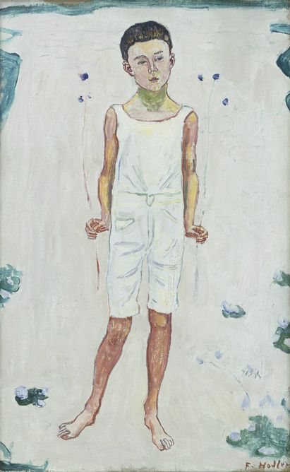 Ferdinand Hodler, Bezauberter Knabe (Die Kindheit), um 1909, Foto: © bpk / Städel Museum / Ursula Edelmann Ferdinand Hodler, Bezauberter Knabe (Die Kindheit), um 1909, Foto: © bpk / Städel Museum / Ursula Edelmann