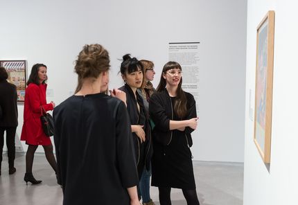 Eröffnung der Ausstellung "Eduardo Paolozzi. Lots of Pictures, Lots of Fun" in der Berlinischen Galerie, 8.2.2018, Foto: Harry Schnitger Eröffnung der Ausstellung "Eduardo Paolozzi. Lots of Pictures, Lots of Fun" in der Berlinischen Galerie, 8.2.2018, Foto: Harry Schnitger