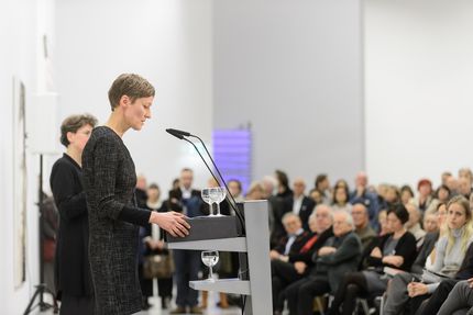 Eröffnungen und Verleihungen der Hannah-Höch-Preise 2016 an Cornelia Schleime und Tatjana Doll, 24.11.2016, Foto: Harry Schnitger Eröffnungen und Verleihungen der Hannah-Höch-Preise 2016 an Cornelia Schleime und Tatjana Doll, 24.11.2016, Foto: Harry Schnitger