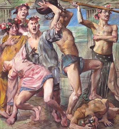 Lovis Corinth, Die Freier im Kampf gegen Odysseus, 1913, © Urheberrechte am Werk erloschen Repro: Kai-Annett Becker Lovis Corinth, Die Freier im Kampf gegen Odysseus, 1913, © Urheberrechte am Werk erloschen Repro: Kai-Annett Becker