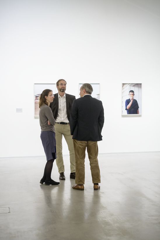 Preview zur Ausstellung "Die fotografierte Ferne. Fotografen auf Reisen (1880–2015)", 17.5.2017, Foto: Hannes Wiedemann