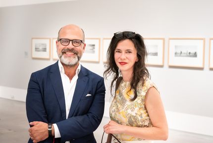 Künstlergespräch mit André Kirchner in der Ausstellung "Stadtrand Berlin" in der Berlinischen Galerie, 5.6.2019, Foto: Harry Schnitger Künstlergespräch mit André Kirchner in der Ausstellung "Stadtrand Berlin" in der Berlinischen Galerie, 5.6.2019, Foto: Harry Schnitger