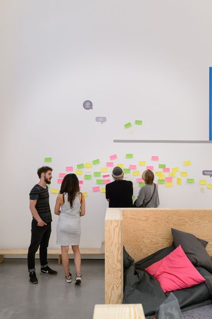 Eröffnung der Ausstellung "Andreas Greiner. Agentur des Exponenten", GASAG Kunstpreis 2016 in der Berlinischen Galerie, 14.9.2016, Foto: Harry Schnitger Eröffnung der Ausstellung "Andreas Greiner. Agentur des Exponenten", GASAG Kunstpreis 2016 in der Berlinischen Galerie, 14.9.2016, Foto: Harry Schnitger