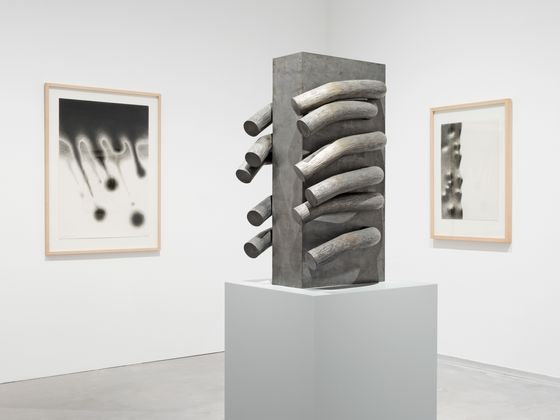 Ausstellungsansicht „Brigitte Meier-Denninghoff. Skulpturen und Zeichnungen 1946-1970“, Berlinische Galerie, Foto: © Roman März