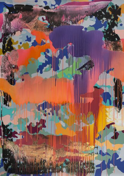 Christine Streuli, Warpaint_008, 2016-2017 © Christine Streuli, Foto: Kai-Annett Becker Christine Streuli, Warpaint_008, 2016-2017 © Christine Streuli, Foto: Kai-Annett Becker