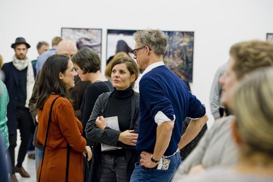 Eröffnung der Ausstellung "Cyrill Lachauer. What do you want here" in der Berlinischen Galerie, 2.11.2017, Foto: Benjamin Pritzkuleit