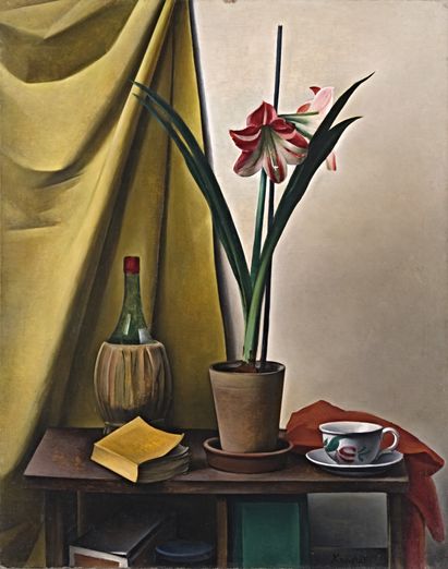 Alexander Kanoldt, Still Life III with Amaryllis, 1926 Alexander Kanoldt, Still Life III with Amaryllis, 1926
