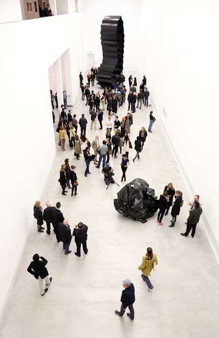 Eröffnung der Ausstellung "Katja Strunz. Drehmoment (Viel Zeit, wenig Raum). Vattenfall Contemporary 2013" in der Berlinischen Galerie, 25.4.2013, Foto: Jirka Jansch Eröffnung der Ausstellung "Katja Strunz. Drehmoment (Viel Zeit, wenig Raum). Vattenfall Contemporary 2013" in der Berlinischen Galerie, 25.4.2013, Foto: Jirka Jansch