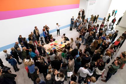 Kindervernissage zur Ausstellung "Eduardo Paolozzi. Lots of Pictures, Lots of Fun" in der Berlinischen Galerie, 11.2.2018, Foto: Barbara Antal Kindervernissage zur Ausstellung "Eduardo Paolozzi. Lots of Pictures, Lots of Fun" in der Berlinischen Galerie, 11.2.2018, Foto: Barbara Antal