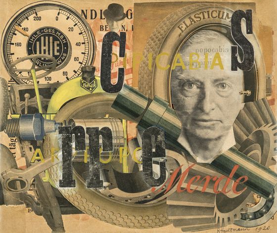 Raoul Hausmann, Elasticum, 1920, Galerie Berinson, Berlin, © VG Bild-Kunst, Bonn 2025, Foto: © Galerie Berinson, Berlin