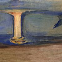 Edvard Munch, Mondschein auf dem Meer (Der Reinhardt-Fries), 1906–1907