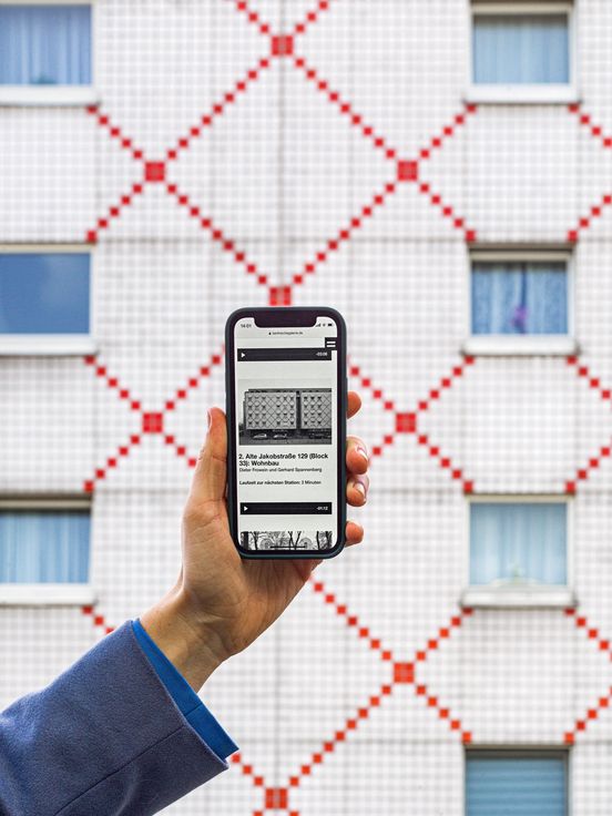 Berliner Architekturen der 1980er Jahre - Audiowalk, Foto: © Roman März