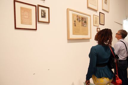 Eröffnung der Ausstellung "Dada Afrika. Dialog mit dem Fremden" in der Berlinischen Galerie, 4.8.2016, Foto: Amin Akhtar Eröffnung der Ausstellung "Dada Afrika. Dialog mit dem Fremden" in der Berlinischen Galerie, 4.8.2016, Foto: Amin Akhtar