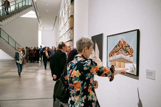 Preview der aktuellen Ausstellungen vor der großen Wiedereröffnung der Berlinischen Galerie, 27.5.2015, Foto: Hannes Wiedemann