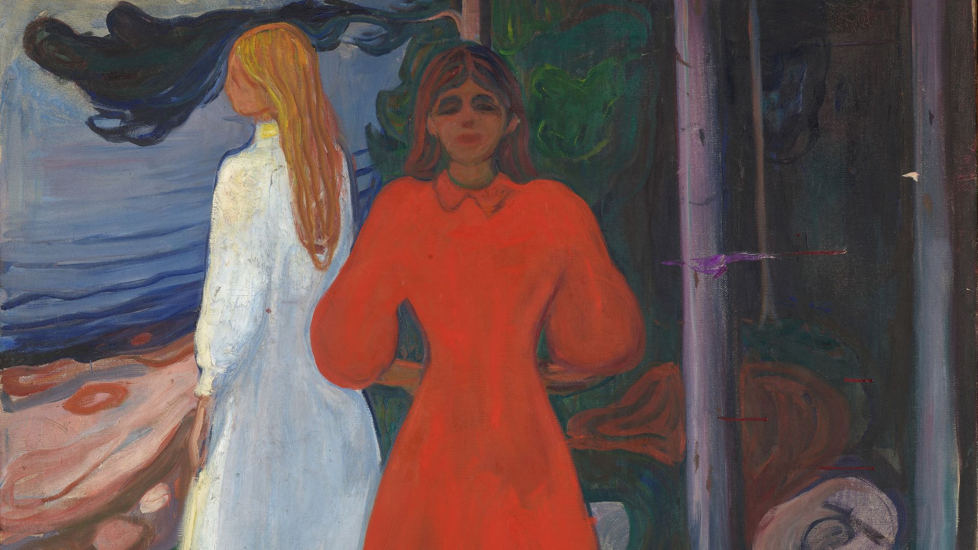Edvard Munch, Rot und Weiß, 1899–1900, Foto: © MUNCH, Oslo / Halvor Bjørngård