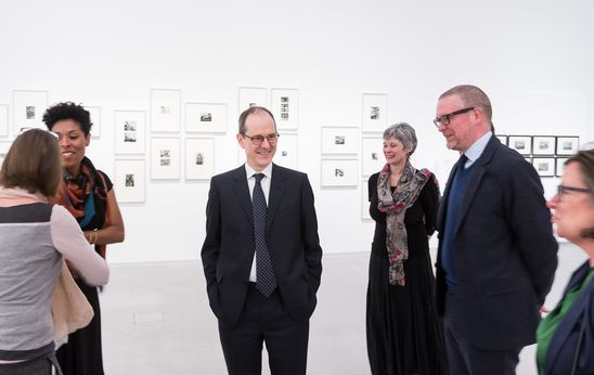 Eröffnung der Ausstellung "Eduardo Paolozzi. Lots of Pictures, Lots of Fun" in der Berlinischen Galerie, 8.2.2018, Foto: Harry Schnitger