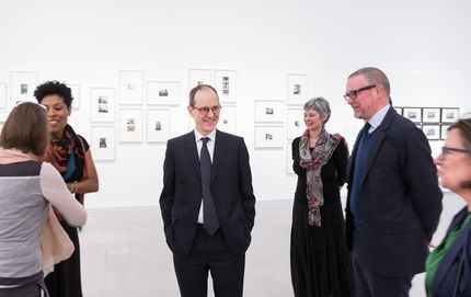 Eröffnung der Ausstellung "Eduardo Paolozzi. Lots of Pictures, Lots of Fun" in der Berlinischen Galerie, 8.2.2018, Foto: Harry Schnitger Eröffnung der Ausstellung "Eduardo Paolozzi. Lots of Pictures, Lots of Fun" in der Berlinischen Galerie, 8.2.2018, Foto: Harry Schnitger