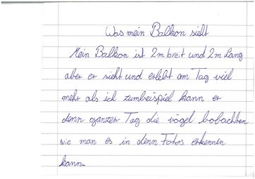 Text von Saman aus dem Projekt "Bildreportagen aus dem Märkischen Viertel"