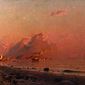 Adelsteen Normann, Sommerabend in den Lofoten, vor 1891